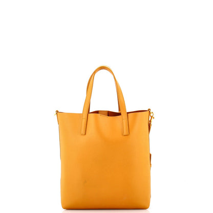 Saint Laurent Shopper Tote Leather Toy