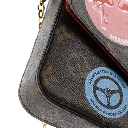 Louis Vuitton Felicie Pochette Limited Edition Monogram Canvas