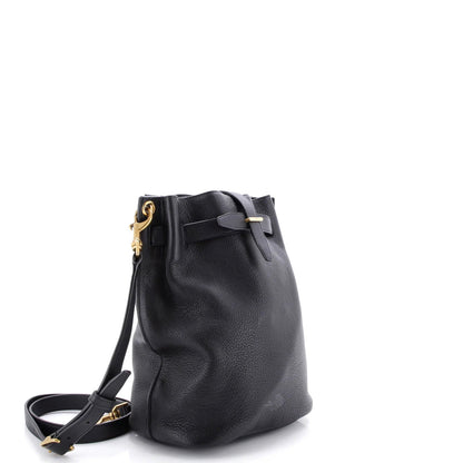 Saint Laurent Boucle Bucket Bag Leather