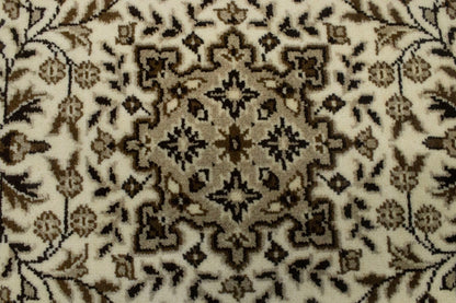 3X4 Handmade Small Classic Kirman Floral Rug Wool Oriental Area Decor Carpet