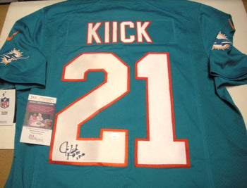 Jim Kiick Miami Dolphins 17-0 Jsa/Coa Signed