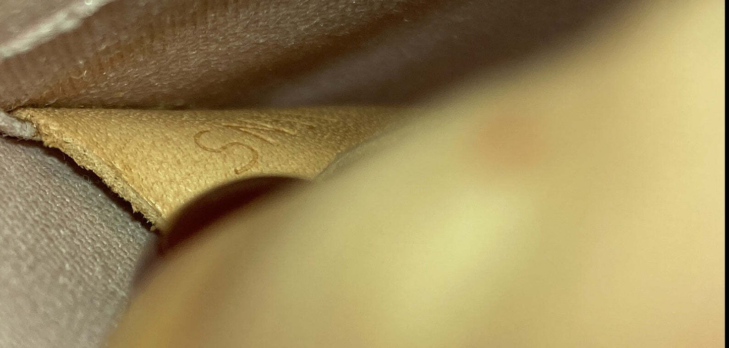 Louis Vuitton Alma Handbag Limited Edition Monogram Vernis Rayures Bb