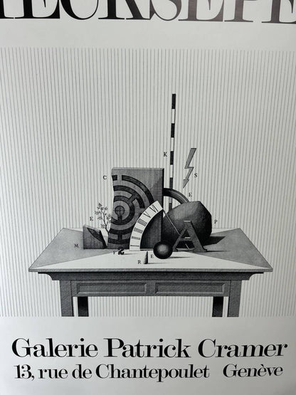 Friedrich Meckseper Galerie Patrick Cramer Poster, Used Condition