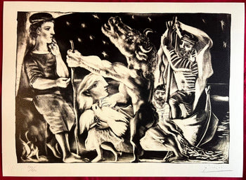 Pablo Picasso Lithograph Coa Signed Numbered By Hand