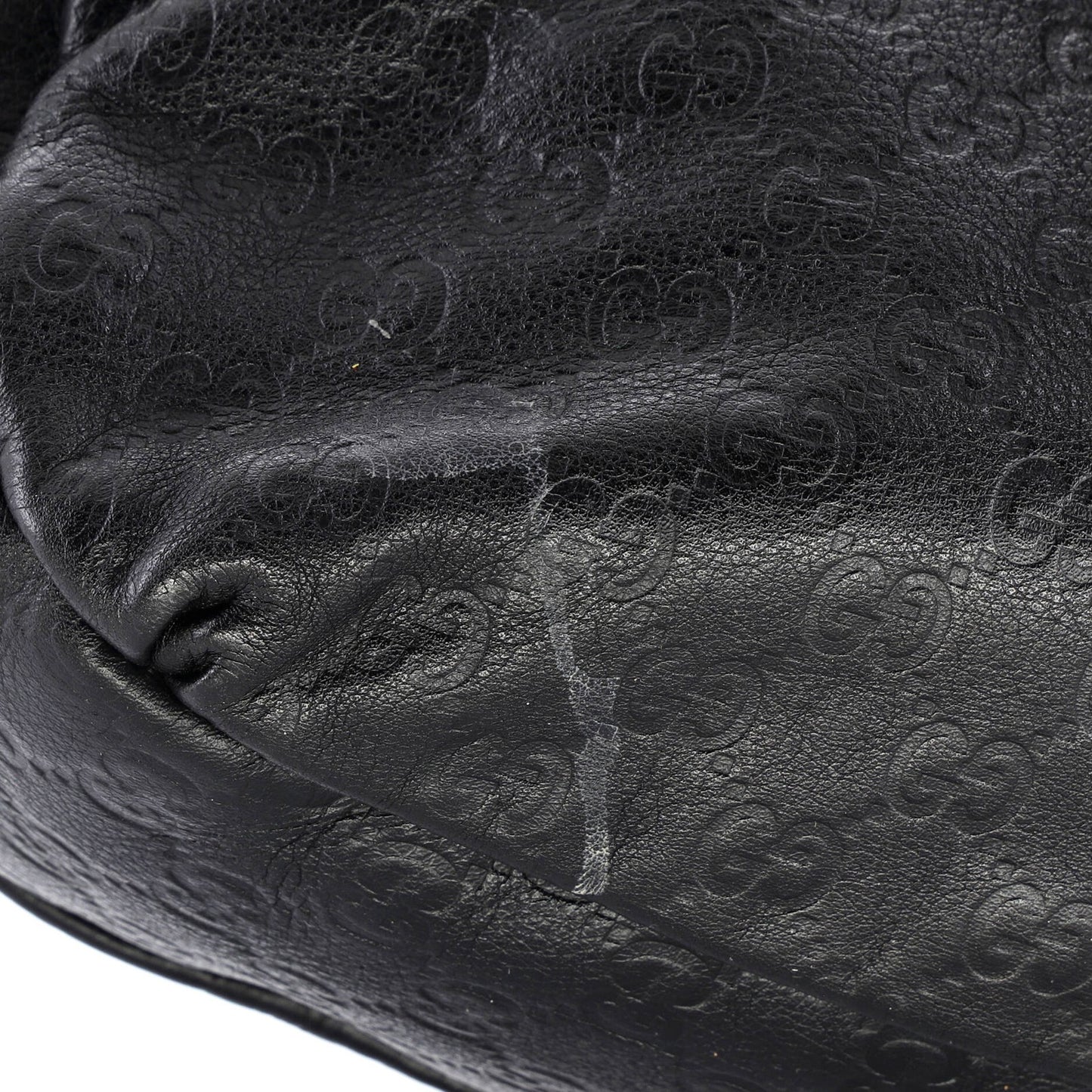 Gucci New Ladies Web Hobo Guccissima Leather Medium