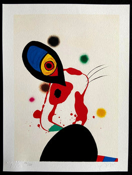 Joan Mir Lithograph Coa Signed Op Numbered In