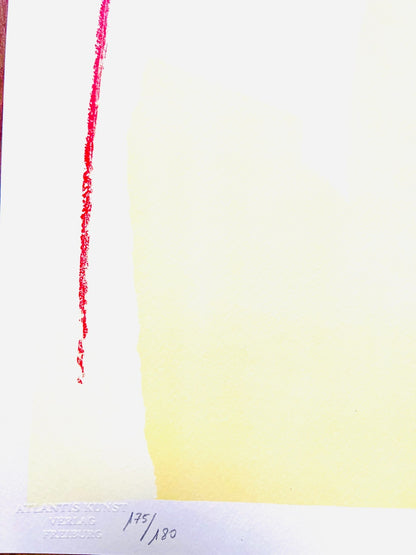 Robert Motherwell Lithograph Coa Signed Numbered Pencil Limited Edition