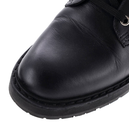 Fendi Women'S Rockoko Combat Boots Leather With Knit Stretch Fabric And Zucca