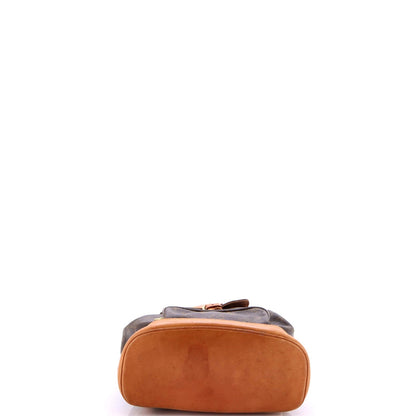 Louis Vuitton Vintage Montsouris Backpack Monogram Canvas Mm