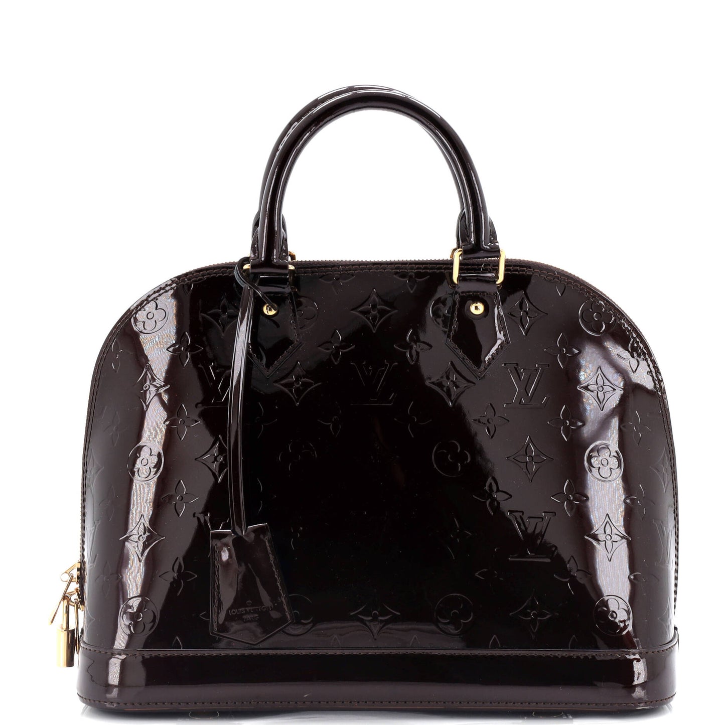 Louis Vuitton Alma Handbag Monogram Vernis Pm