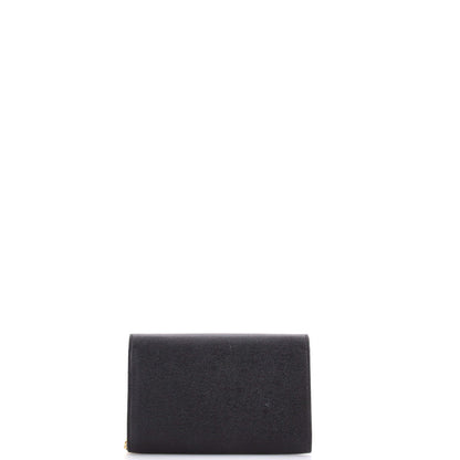 Saint Laurent Uptown Chain Wallet Leather