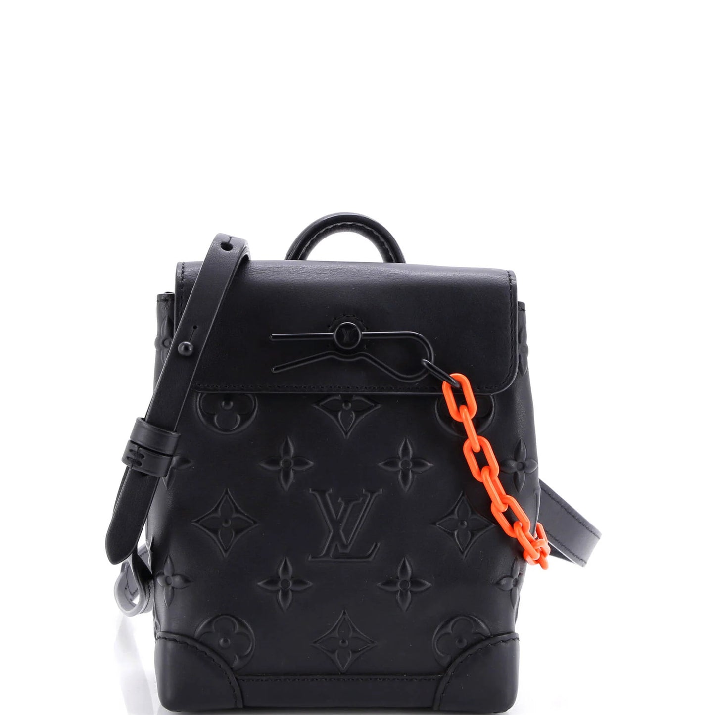 Louis Vuitton Steamer Bag Monogram Seal Leather Xs