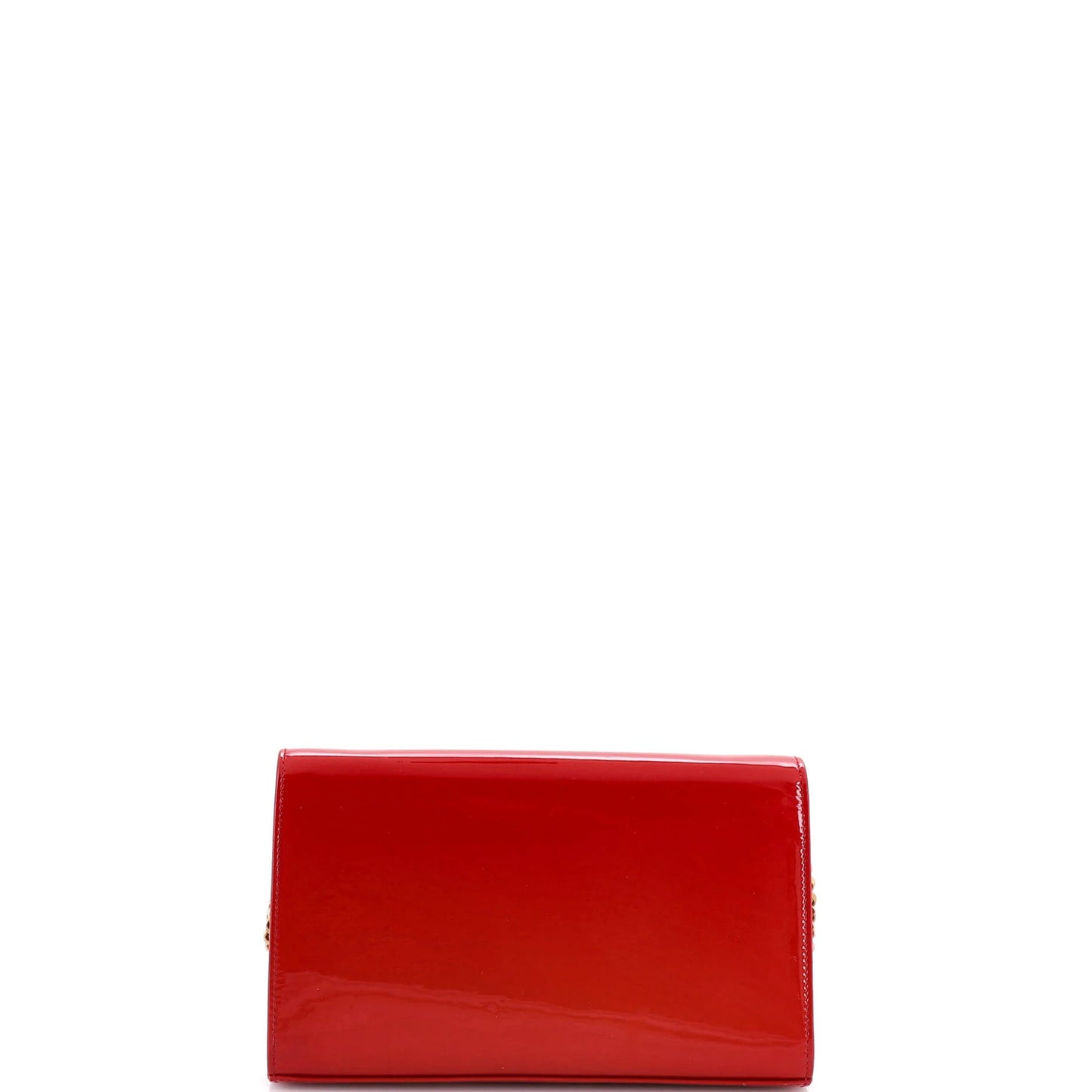 Saint Laurent Classic Monogram Wallet On Chain Patent