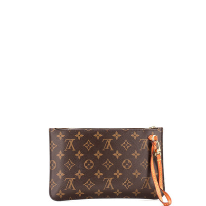 Louis Vuitton Neverfull Pochette Monogram Canvas Large