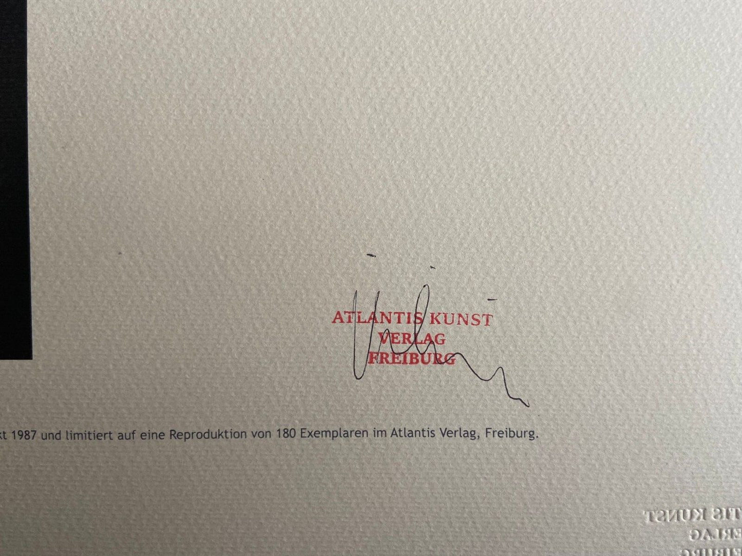 Jean-Michel Basquiat Lithograph Coa Signed Limited Edition 180Ex