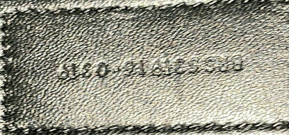 Saint Laurent Classic Monogram Tablet Wristlet Pouch Crocodile Embossed Leather