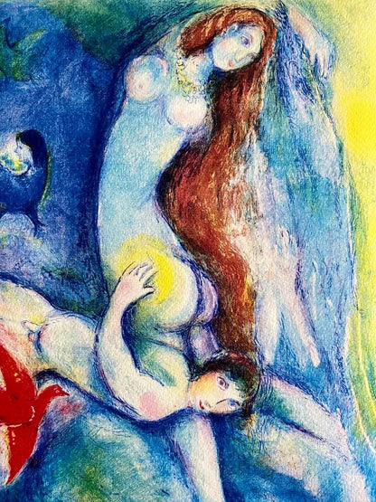 Marc-Chagall Lithograph Hand-Made Coa Hand-Signed Numbered In Pencil