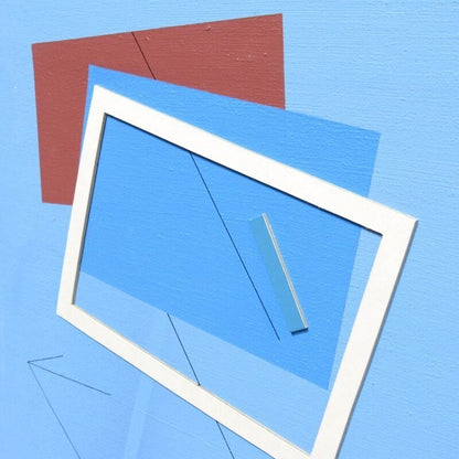FRAMED ORIGINAL PAINTING ON CANVAS ACRYLIC SERIES BY JOHN HUTTON NO6 COSMOS
