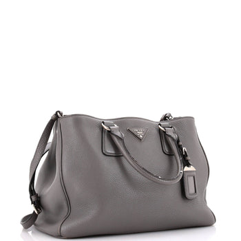 Prada Convertible Shopping Tote Vitello Daino Medium