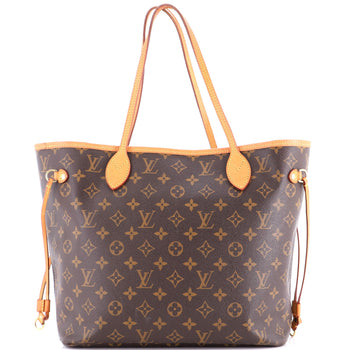 Louis Vuitton Neverfull Nm Tote Monogram Canvas Mm