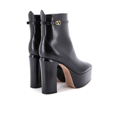 Valentino Garavani Women'S Tan-Go Platform Ankle Boots Leather 120