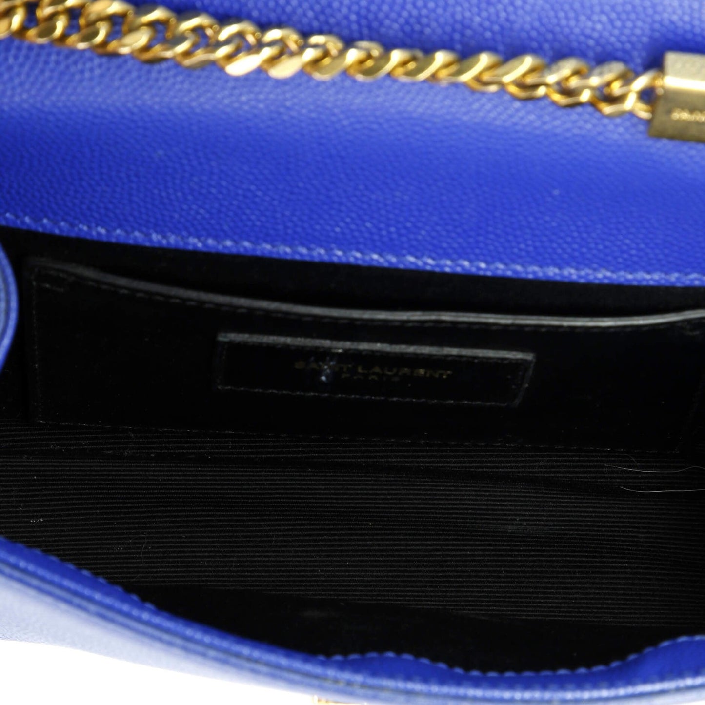 Saint Laurent Classic Monogram Crossbody Bag Grainy Leather Small