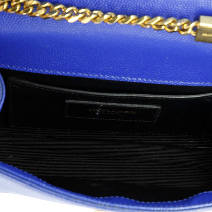 Saint Laurent Classic Monogram Crossbody Bag Grainy Leather Small