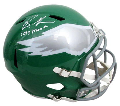 Brandon Graham Signed/Inscr Kelly Full Size