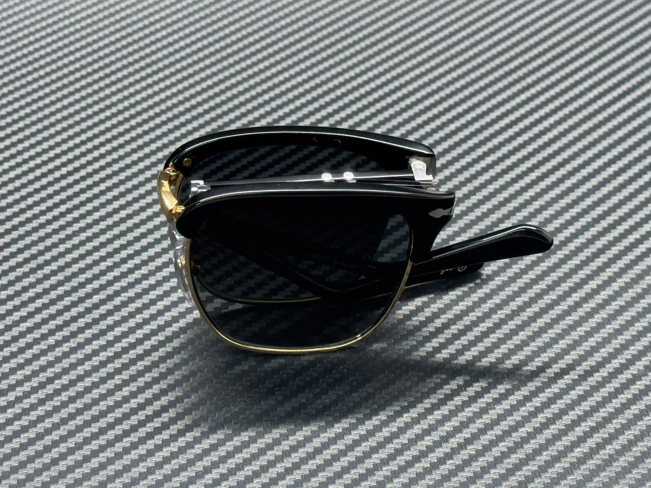 PERSOL PO3375S 122571 Black Grey Gradient Unisex 50 mm Folding Sunglasses
