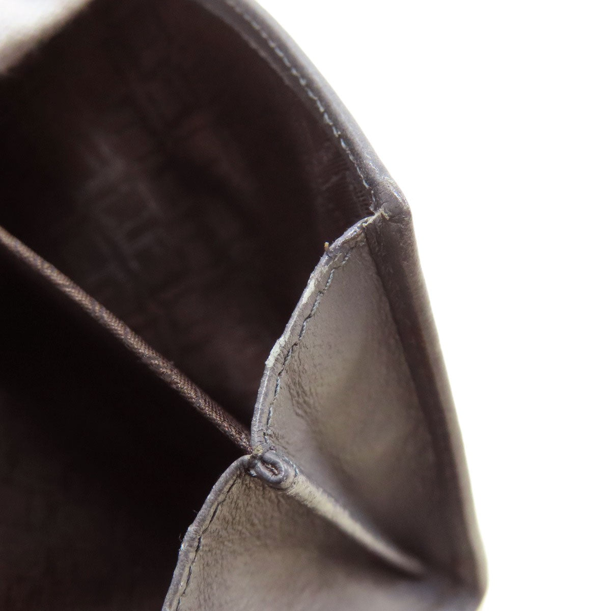 Calf Dunhill logo Card Case