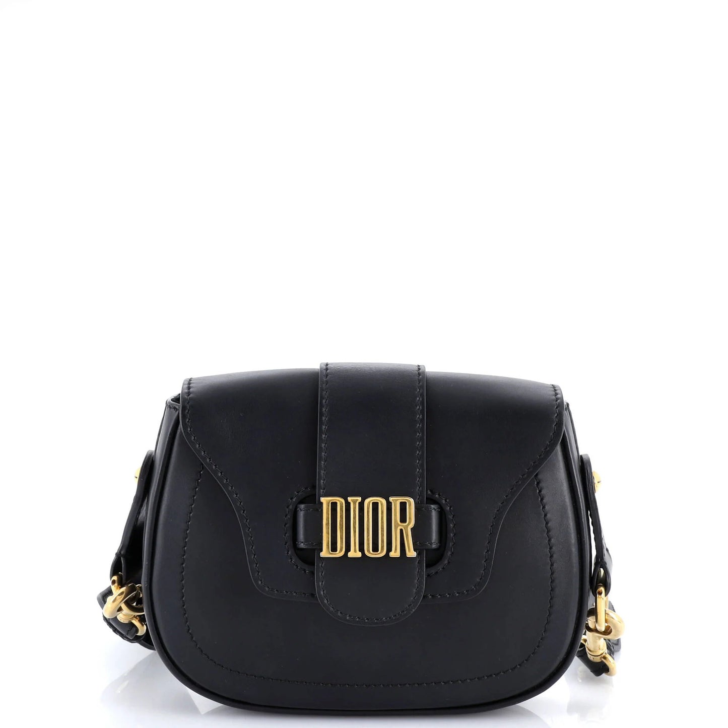 Christian Dior D-Fence Saddle Bag Leather Small