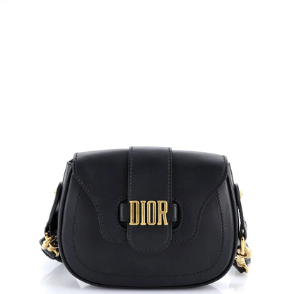 Christian Dior D-Fence Saddle Bag Leather Small