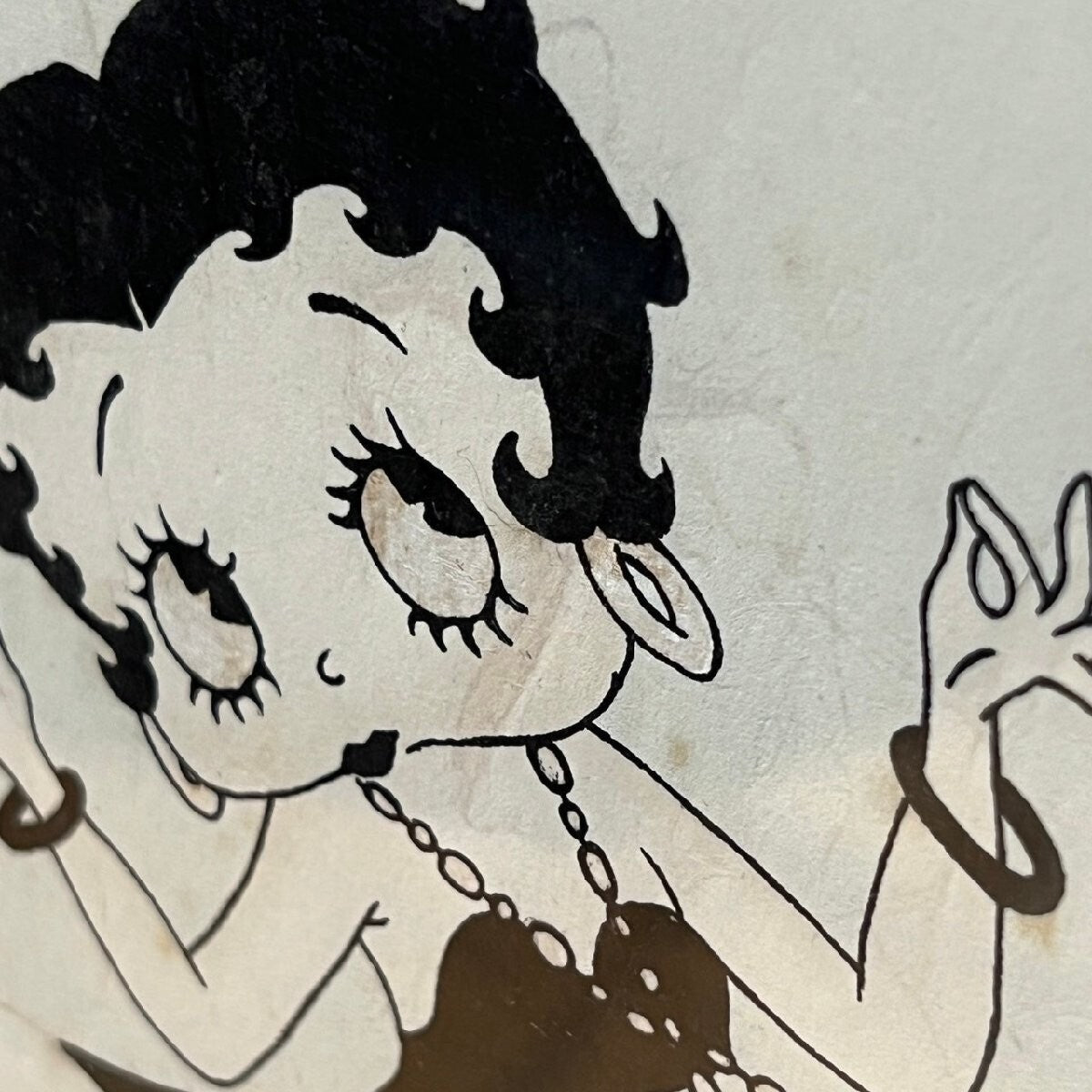 Framed Grim Natwick BettyBoop Lithograph Edition Autographed