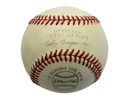 Dizzy Dean Hof Autographed Spalding Baseball Texas League Jsa Full Loa 187636