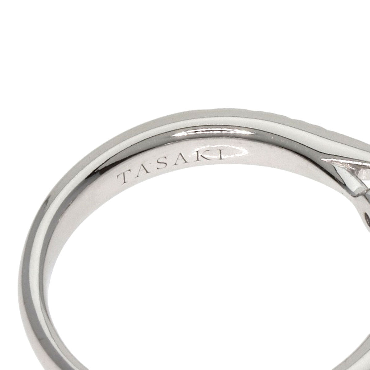 Tasaki   Ring 1P Diamond Platinum Pt950