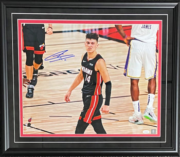 Tyler Herro Autographed Framed The Snarl 16X20