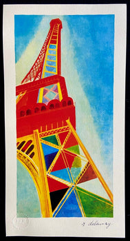 Robert Delaunay Lithograph Coa Numbered Signed Op Stamped Sonia