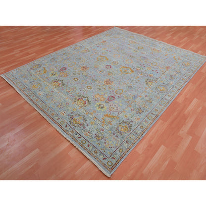 8'X10' Gray Sultanabad Reimagined 100% Wool Hand Knotted Oriental Rug