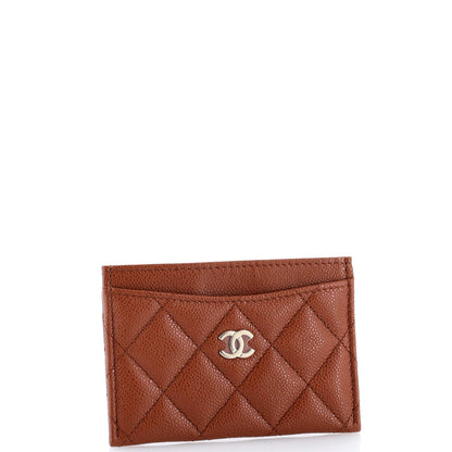 Chanel Classic Card Holder Quilted Caviar