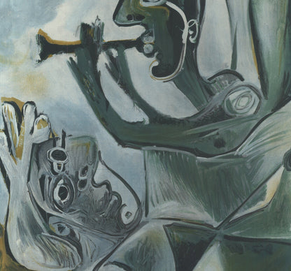 Pablo Picasso Salon De Mai " Lithograph Cubism Brown Green Blue