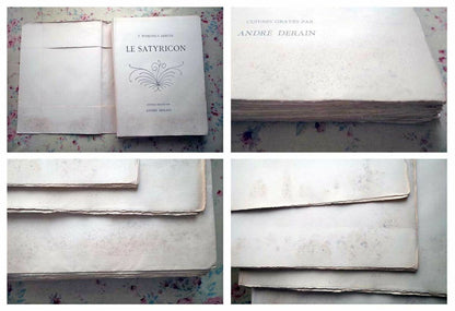 Le Satyricon Illustrated By Andre Derain 1951 Ancient Rome Novel Book Rare