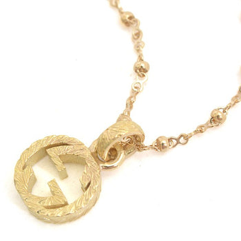 Gucci Interlocking G Arabesque Necklace In Yellow Gold 750Yg