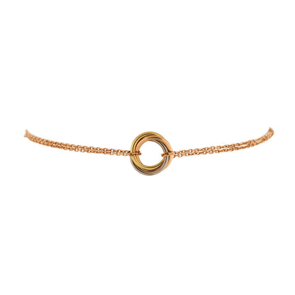 Cartier Trinity Chain Bracelet 18K Tricolor Gold