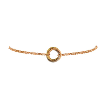 Cartier Trinity Chain Bracelet 18K Tricolor Gold