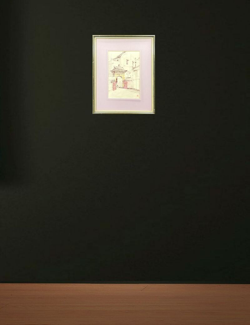 Chin Kon Yit (Selangor, Malaysia) Original Painting Watercolor On Paper Signed