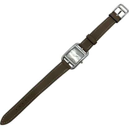 Herms Cape Cod Cc1.210C Silver Quartz