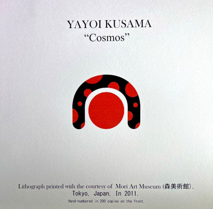 Yayoi Kusama ' Cosmo ' Lithograph Mori Art Museum Coa Numbered Hand