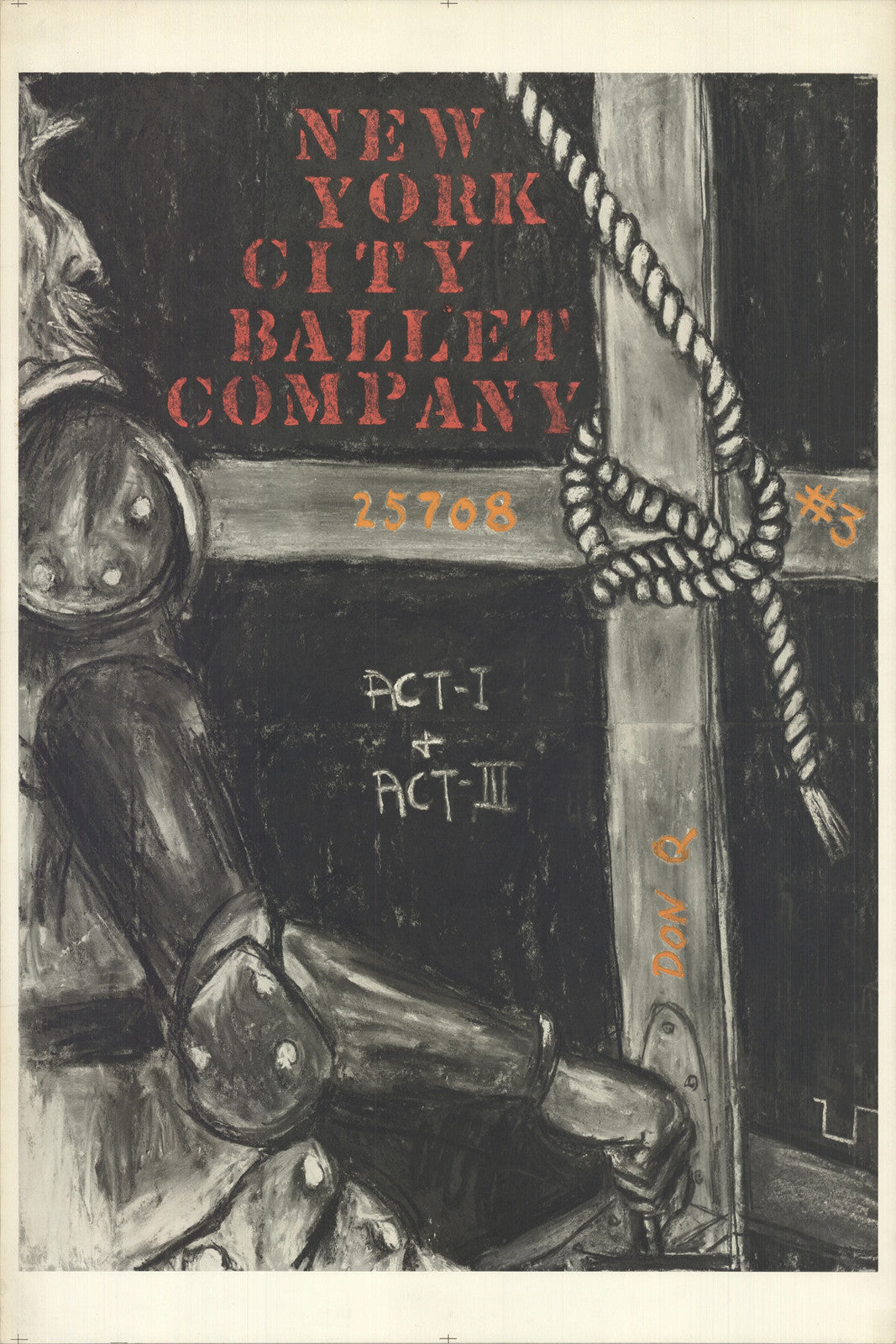 George Segal New York City Ballet Company Act-I & Act-Ii " Serigraph 196