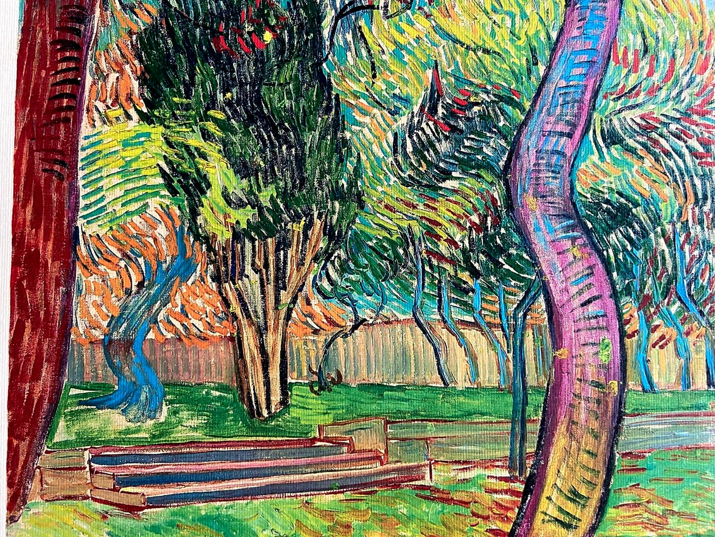 Vincent Van Gogh Museum Lithograph From A Painting Coa Signed Paul Klee Czanne