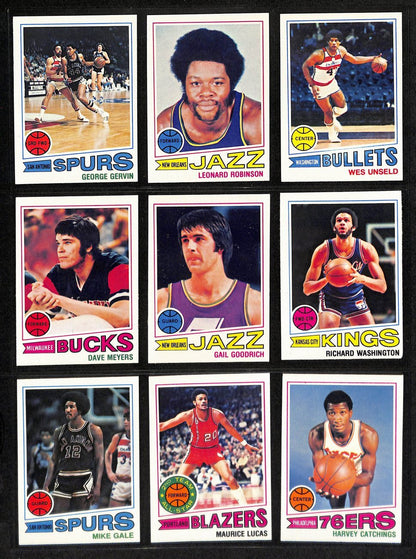 1977-78 Topps Basketball Complete Set (132)